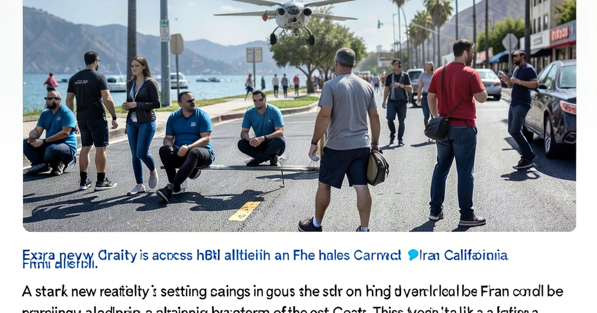 Featured image illustrating iran california