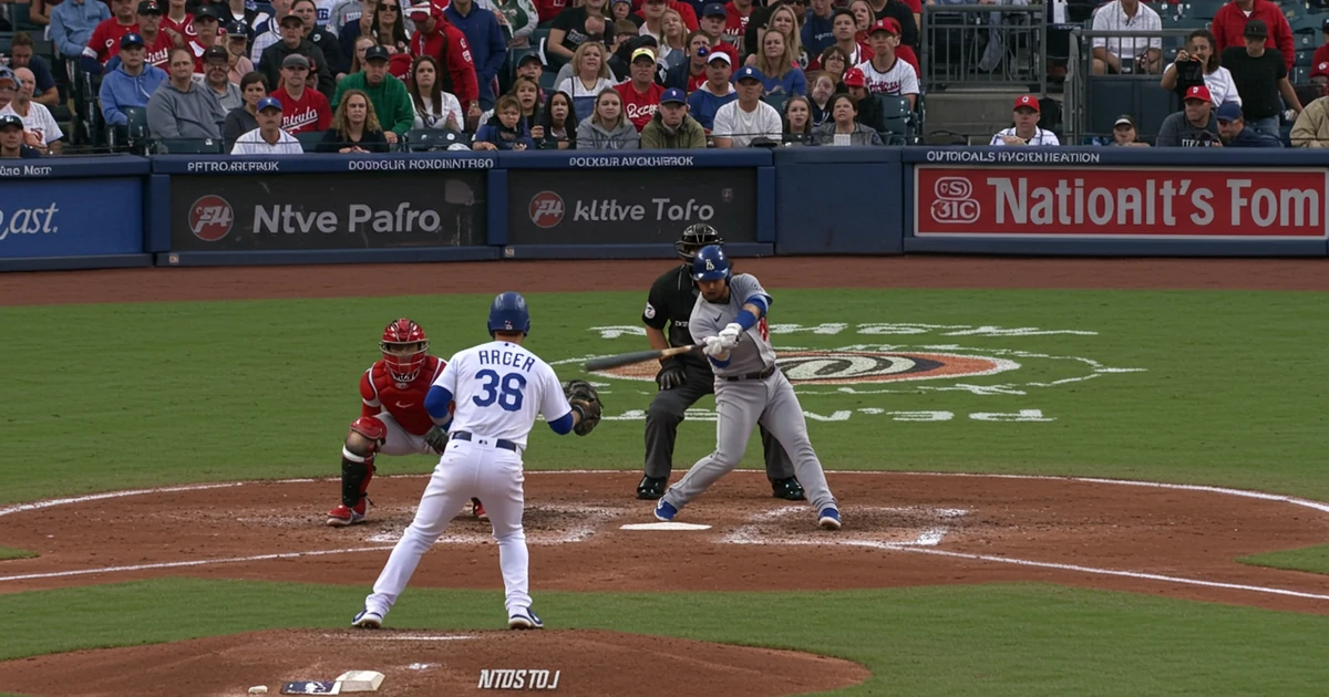 dodgers vs nationals